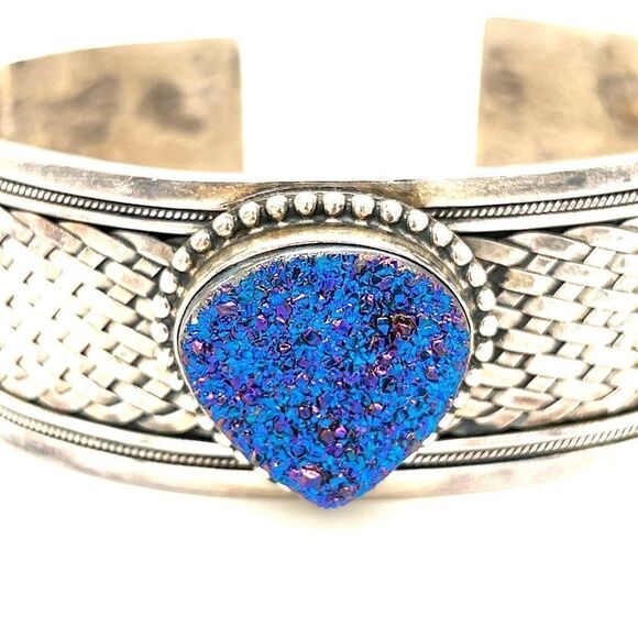 Nicky Butler 925 Druzy Cuff - Picture 2 of 9